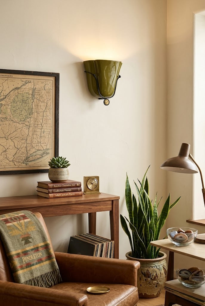 Ceramic Tulip Wall Sconce