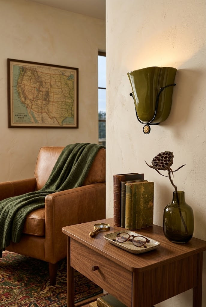 Ceramic Tulip Wall Sconce