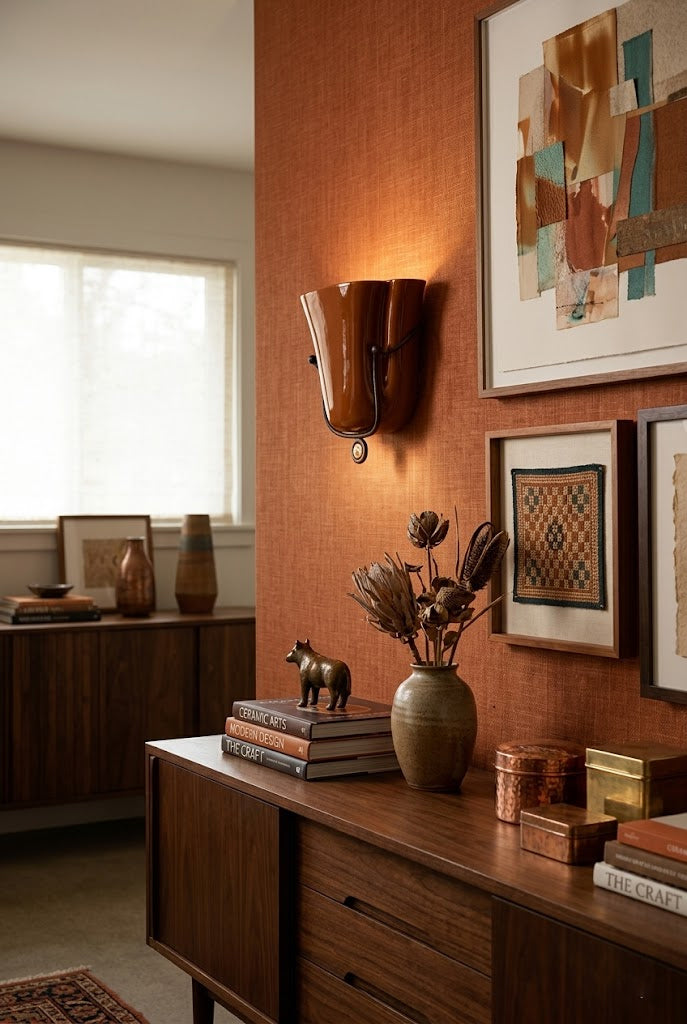Ceramic Tulip Wall Sconce