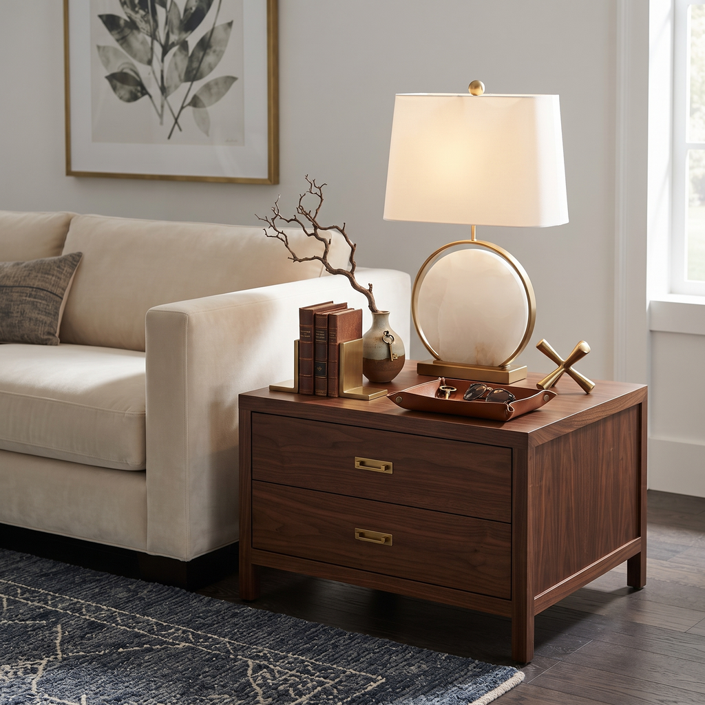 Chloe Alabaster Table Lamp