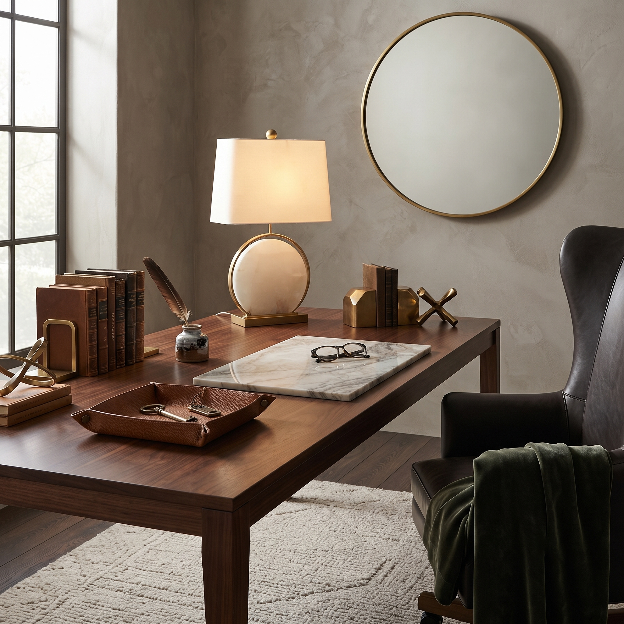 Chloe Alabaster Table Lamp