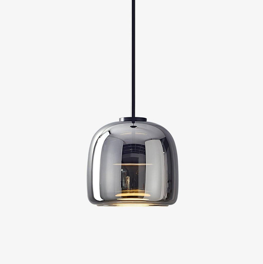 Chrome Glass Sphere Pendant