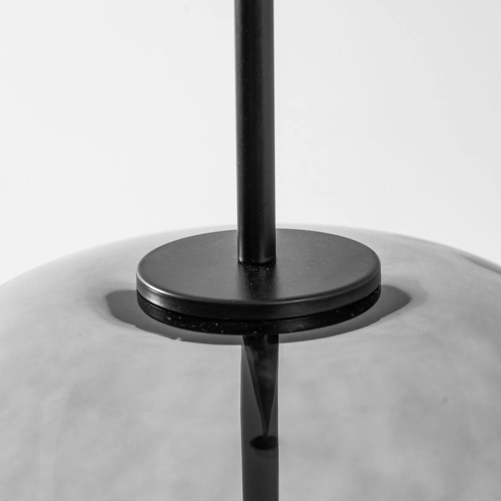 Detail View of Cable Suspension and Top Metal Hardware