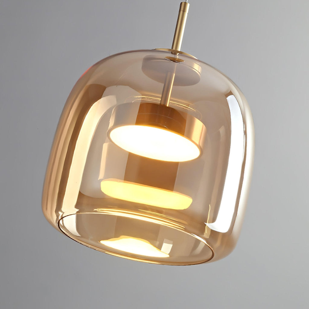 Chrome Glass Sphere Pendant