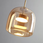 Chrome Glass Sphere Pendant