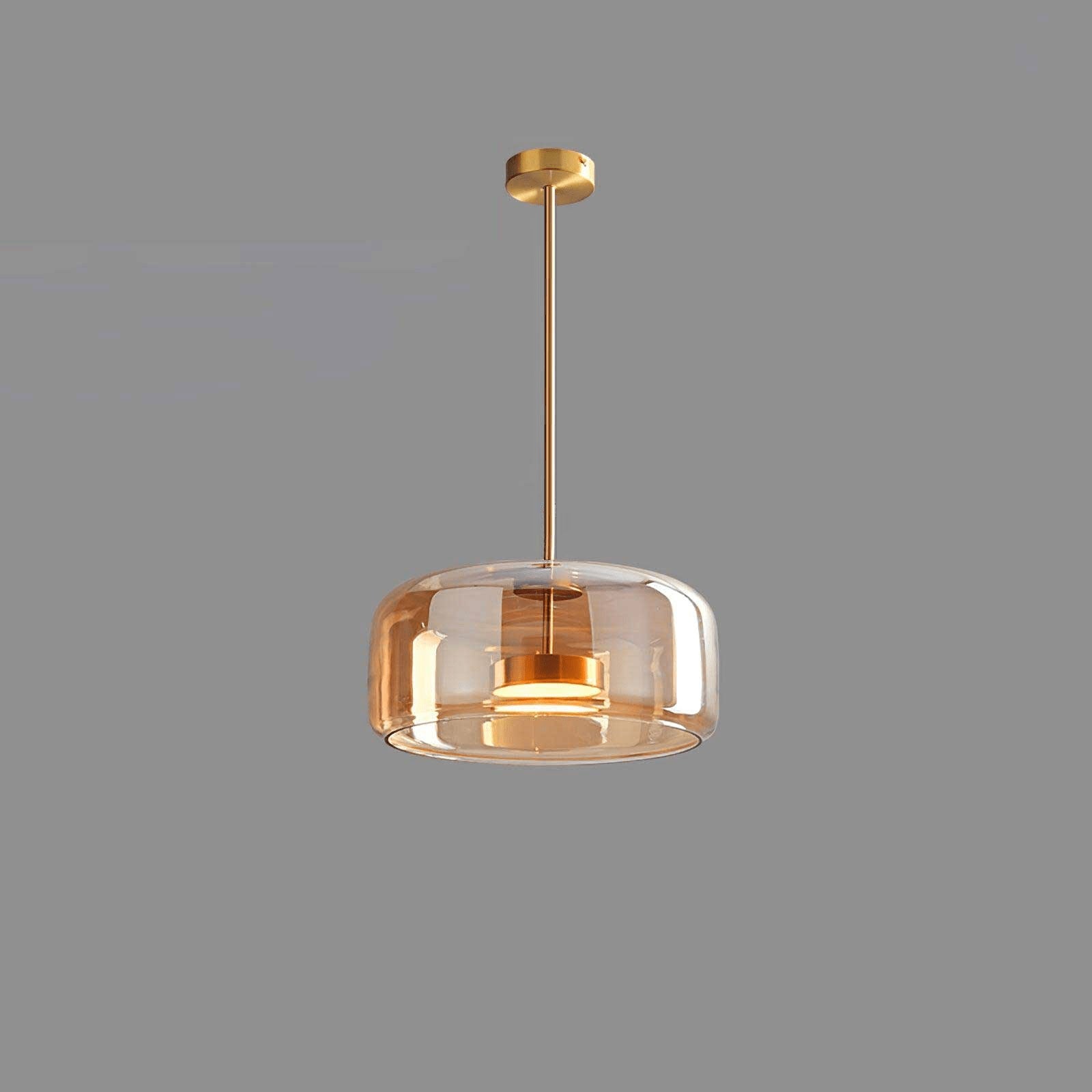 Chrome Glass Sphere Pendant