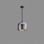 Chrome Glass Sphere Pendant