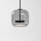 Chrome Glass Sphere Pendant