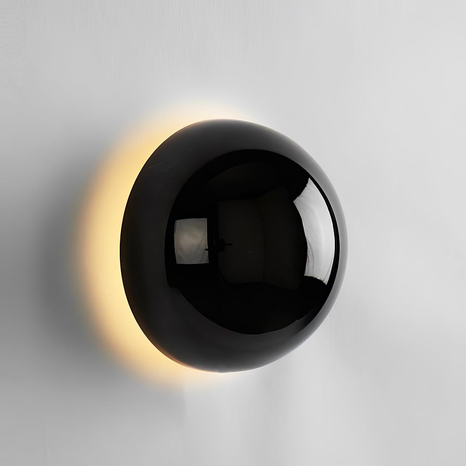 Chrome Sphere Wall Sconce