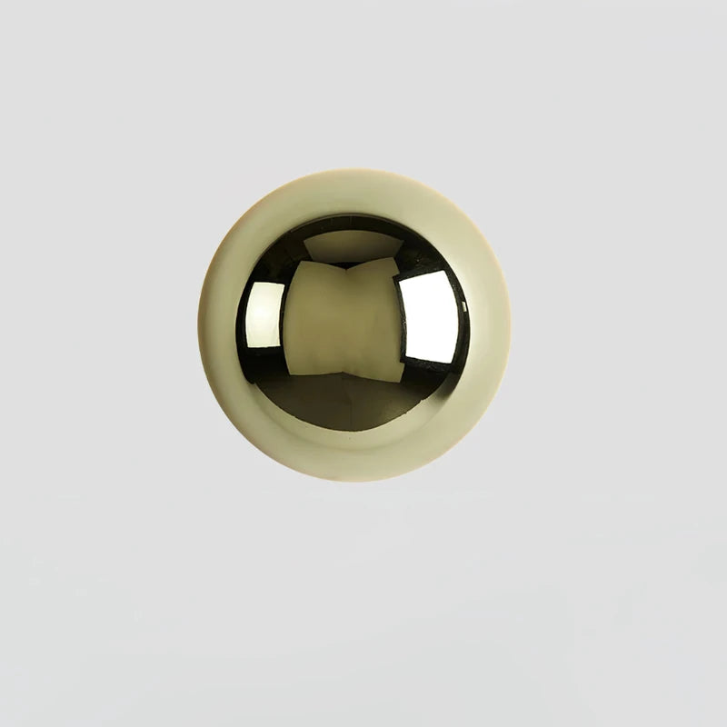Brass Sphere Wall Light Studio Display