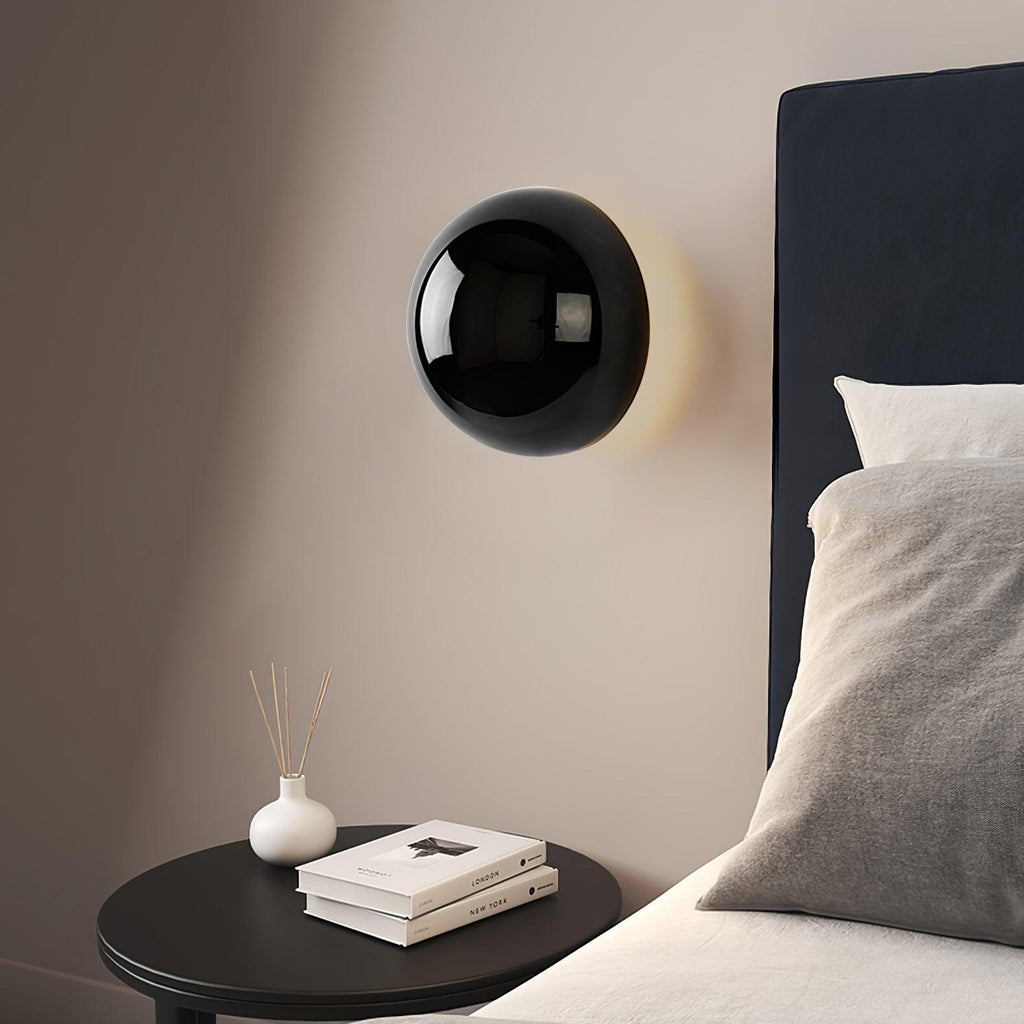 Chrome Sphere Wall Sconce