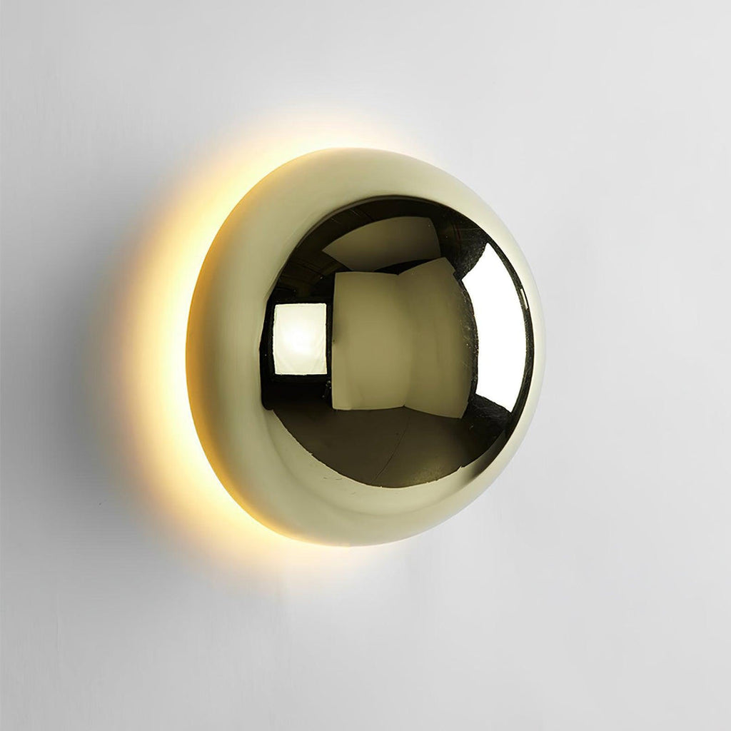 Chrome Sphere Wall Sconce