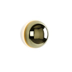 Chrome Sphere Wall Sconce