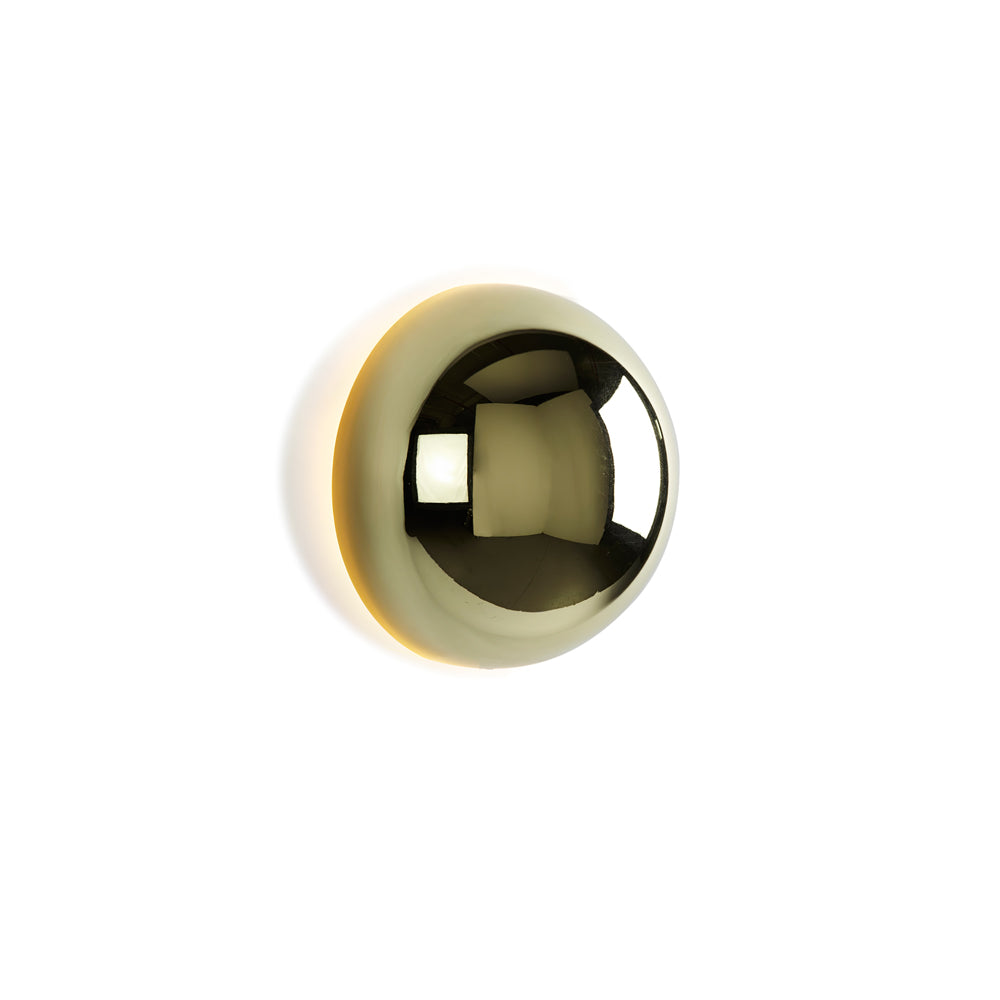 Chrome Sphere Wall Sconce