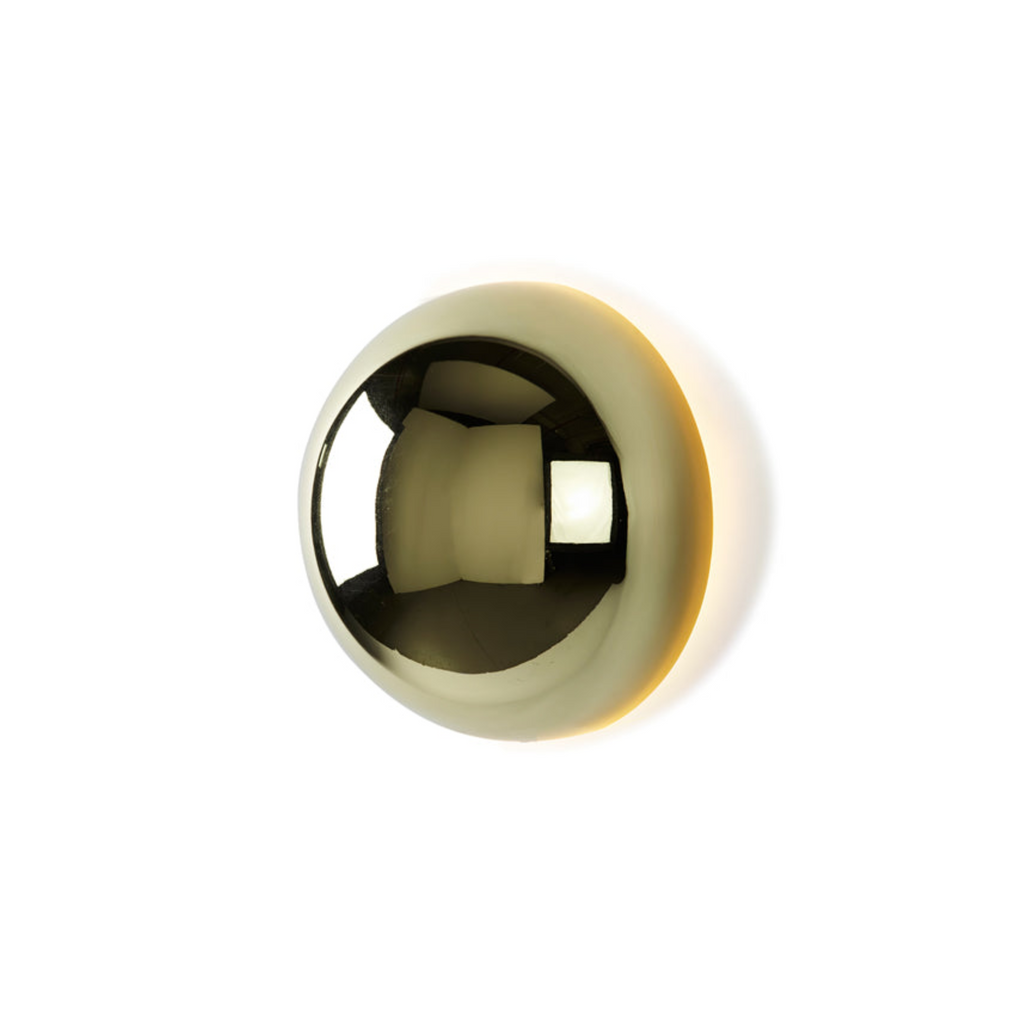 Chrome Sphere Wall Sconce