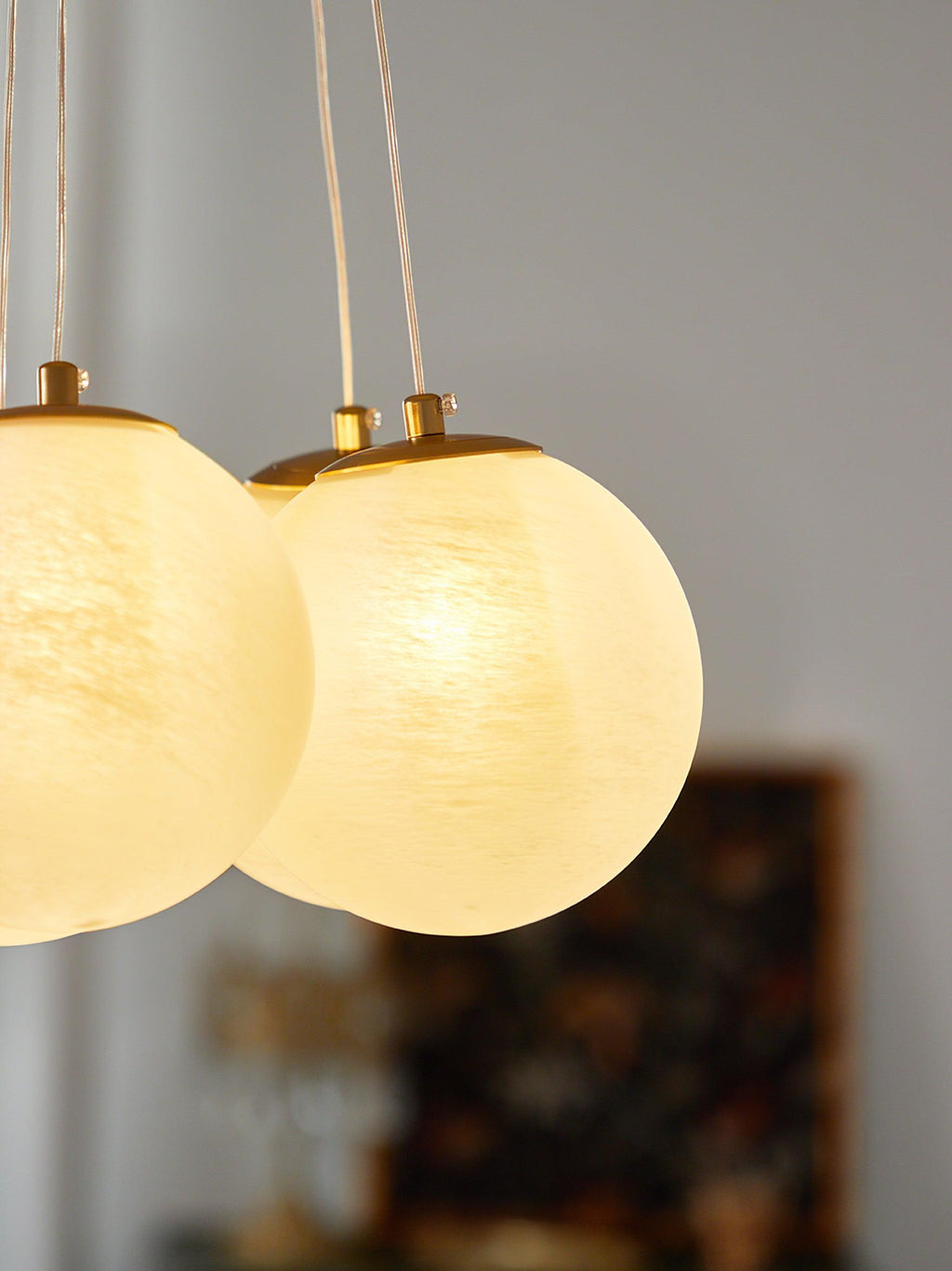 Cluster Glass Globe Chandelier