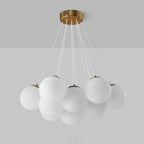 Cluster Glass Globe Chandelier