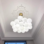 Cluster Glass Globe Chandelier