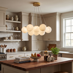 Cluster Glass Globe Chandelier