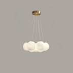 Cluster Glass Globe Chandelier