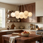 Cluster Glass Globe Chandelier