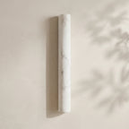 Natural Alabaster Stone Texture Wall Sconce Studio Presentation