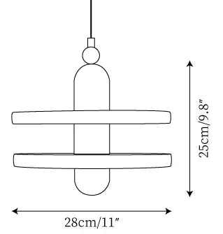 Comet Alabaster Pendant Lamp