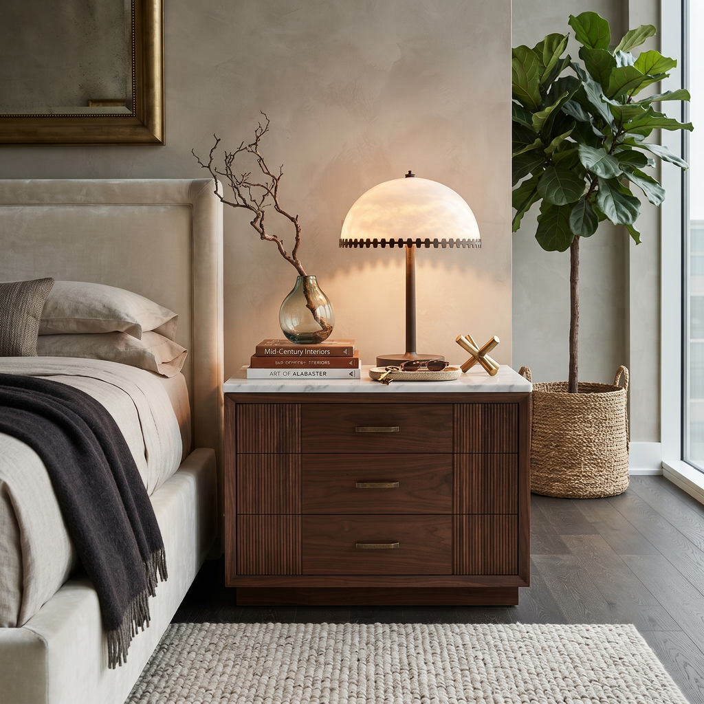 Crown Alabaster Accent Lamp