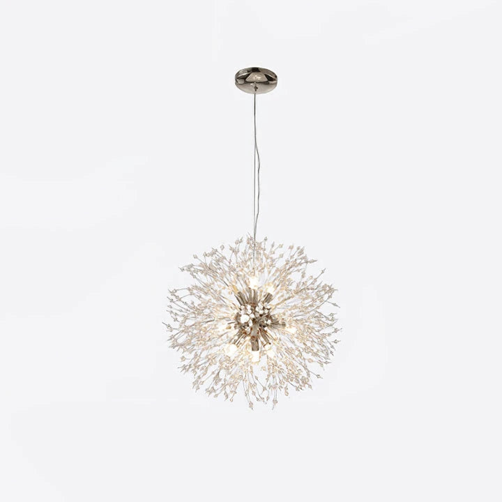Crystal Dandelion Starburst Pendant