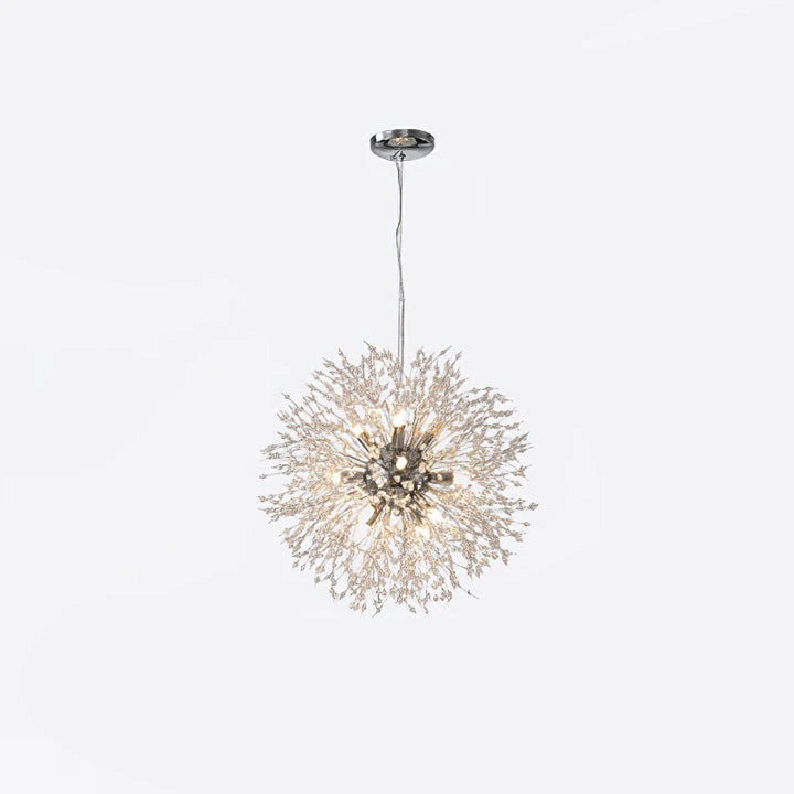 Crystal Dandelion Starburst Pendant