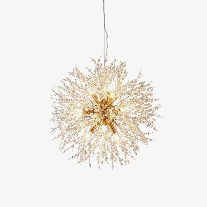 Crystal Dandelion Starburst Pendant