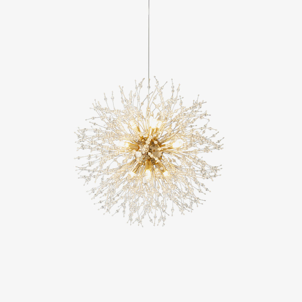Crystal Dandelion Starburst Pendant