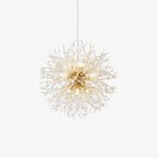 Crystal Dandelion Starburst Pendant