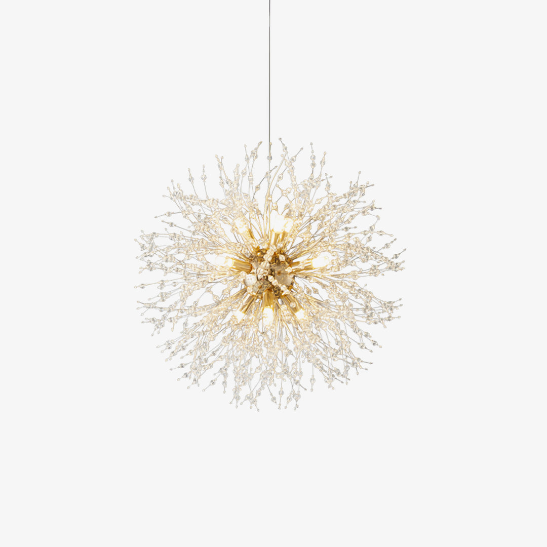 Crystal Dandelion Starburst Pendant