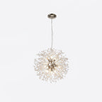 Crystal Dandelion Starburst Pendant