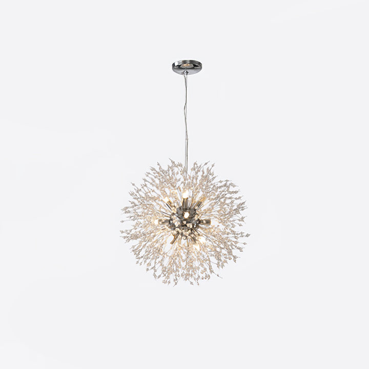 Crystal Dandelion Starburst Pendant