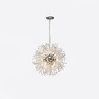 Crystal Dandelion Starburst Pendant