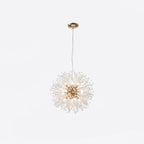 Crystal Dandelion Starburst Pendant