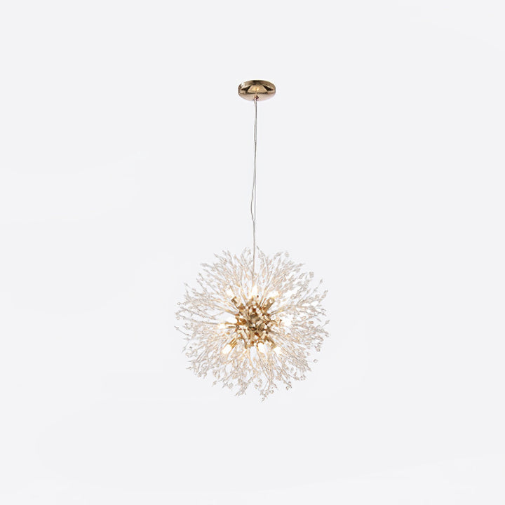 Crystal Dandelion Starburst Pendant
