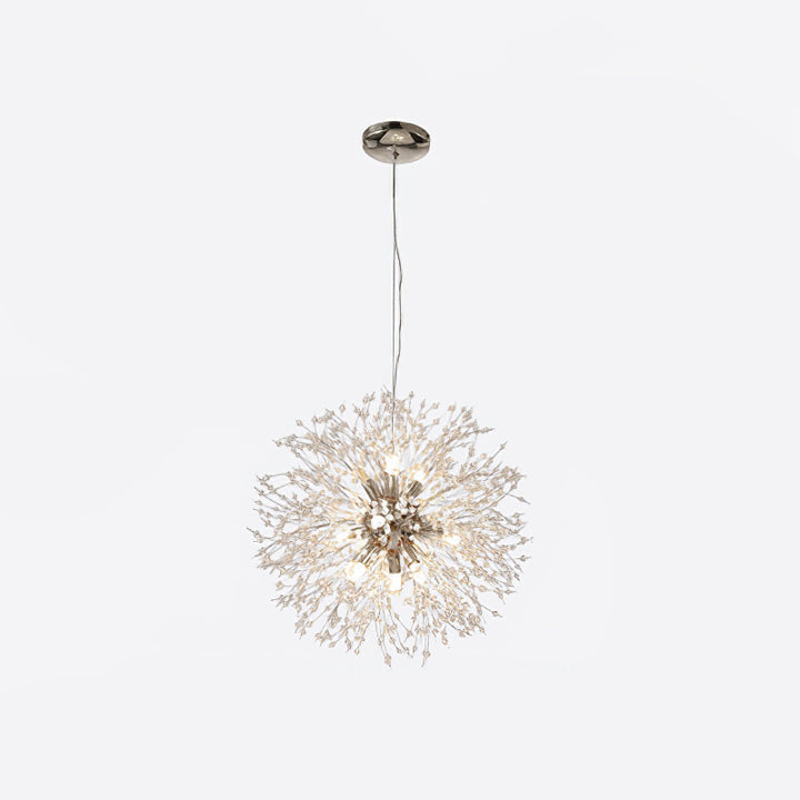 Crystal Dandelion Starburst Pendant