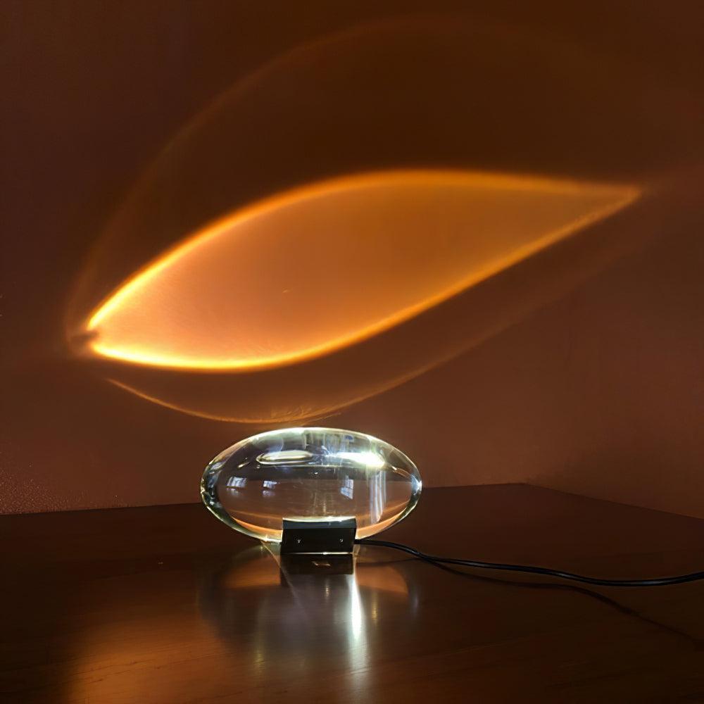 Crystal Pebble Table Lamp
