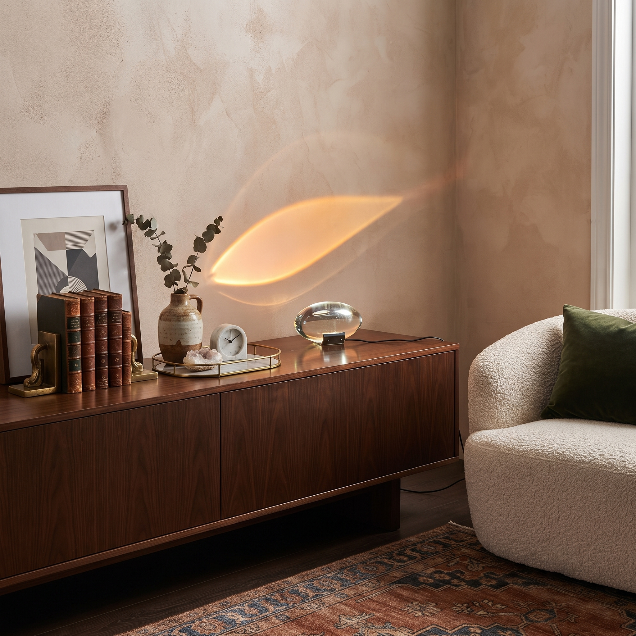 Crystal Pebble Table Lamp