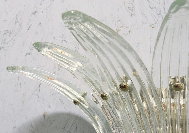 Close Up View of Petal Glass Texture and Light Pattern