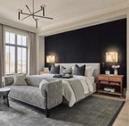Modern Cube Alabaster Wall Sconces in Luxury Master Bedroom