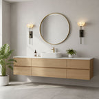Cupa Alabaster Torchiere Sconce