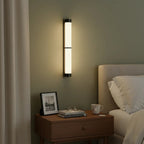 Cylindra Alabaster Brass Wall Light
