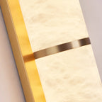 Cylindra Alabaster Brass Wall Light