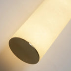 Cylindrical Alabaster Line Wall Light