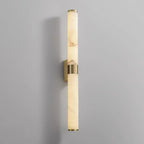 Cylindrical Alabaster Line Wall Light
