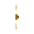 Cylindrical Alabaster Slim Wall Lamp